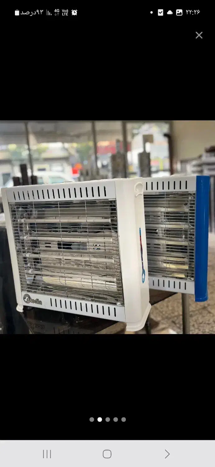 بخاری برقی فن دار 5 المنت مادما/هیتربرقی|بخاری، هیتر، شومینه|تهران, آبشار|دیوار