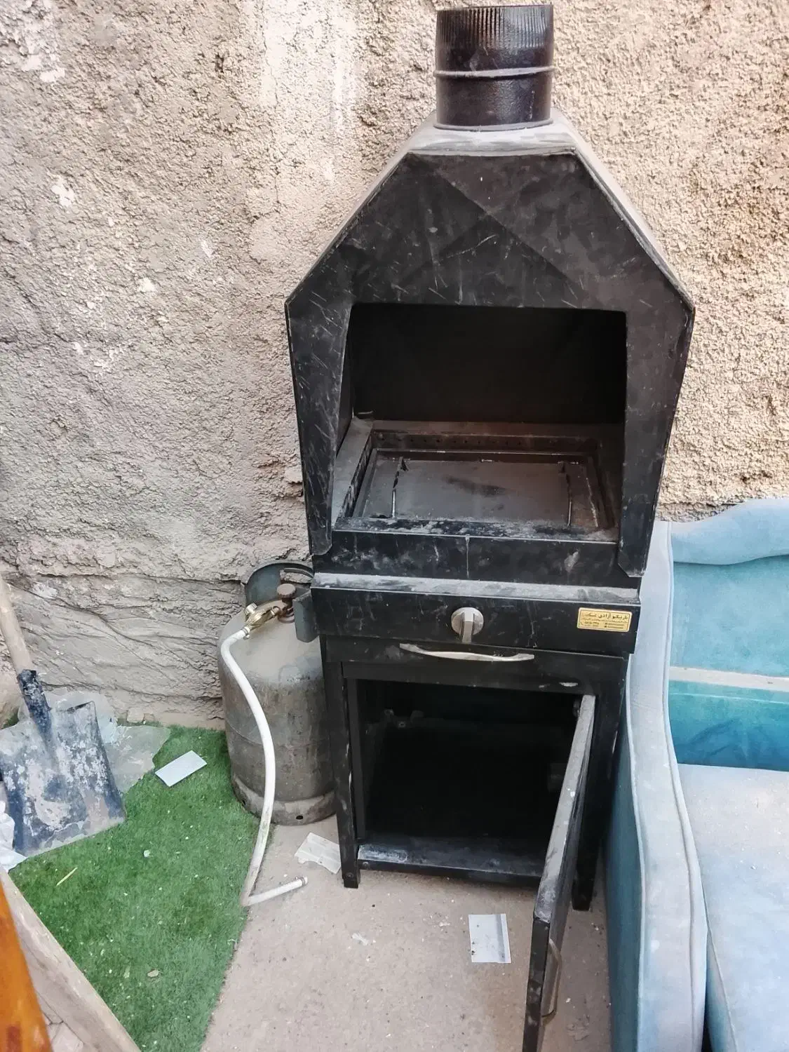 باربیکیو ذغالی گازی|اجاق گاز و لوازم برقی پخت‌وپز|نسیم‌شهر, |دیوار