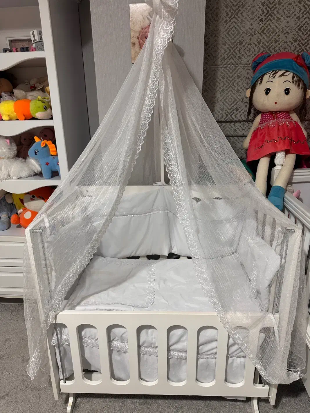 تخت نوازاد تخت کنار مادر و گهواره|تخت و صندلی بچه|پاکدشت, پاکدشت (مامازند)|دیوار