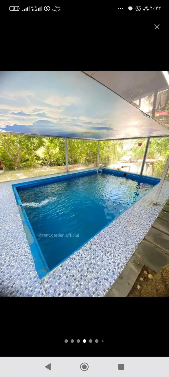 اجاره باغ ویلا منزل مبله|اجارهٔ کوتاهمدت ویلا و باغ|صدرا-فارس, فاز ۲|دیوار