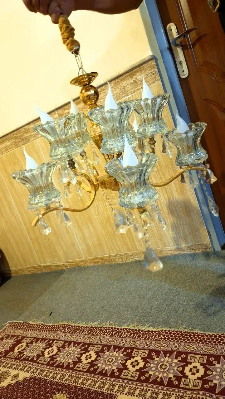 لوستر|لوستر و چراغ آویز|سهند, |دیوار