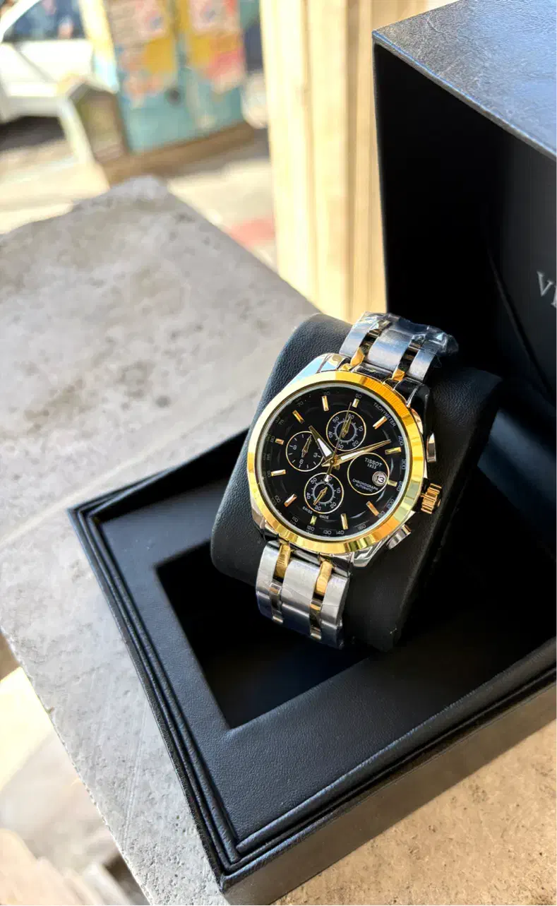 ساعت مچی مردانه سه موتور تیسوت (تی سوت) و الگانز|ساعت|تبریز, |دیوار