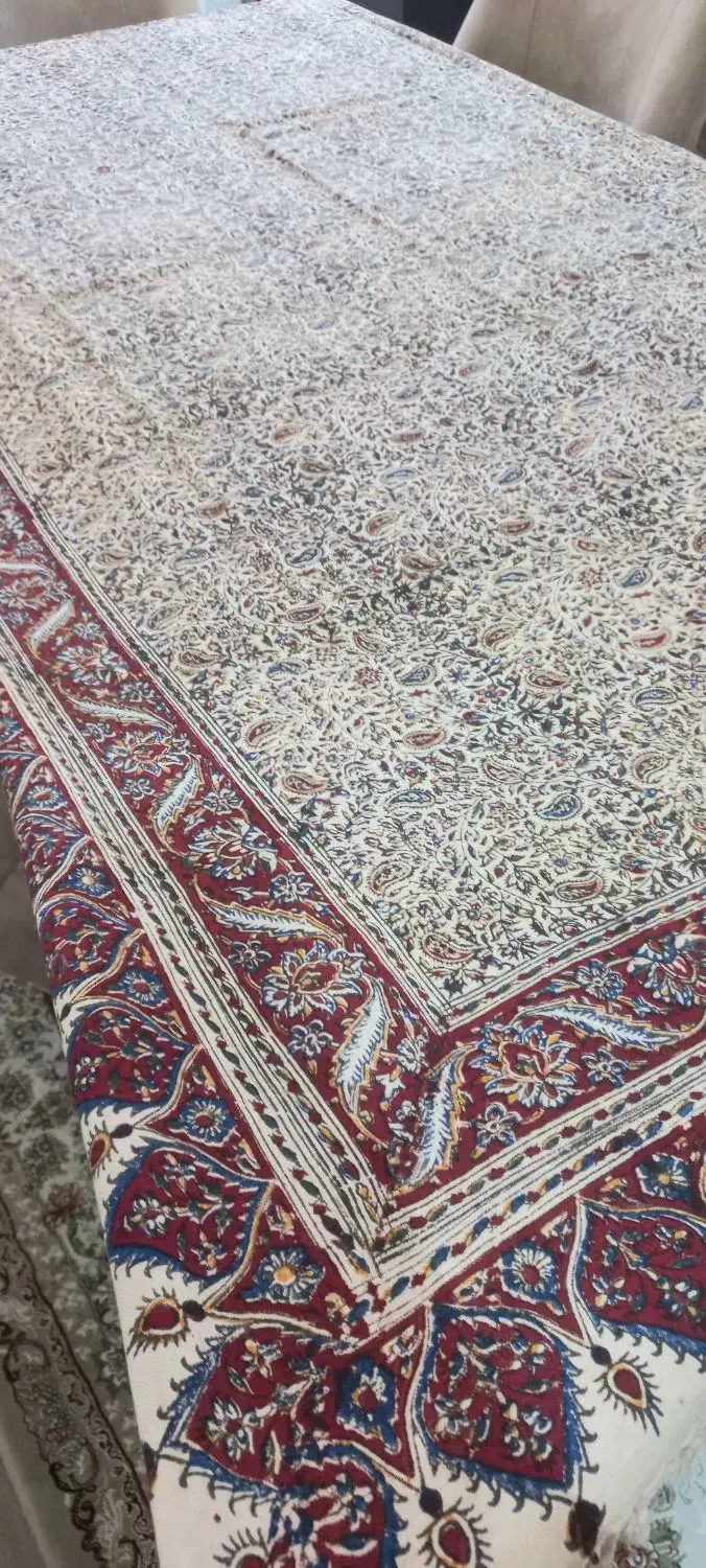 رومیزی قلم کار|پرده، رانر، رومیزی|ماکو, |دیوار