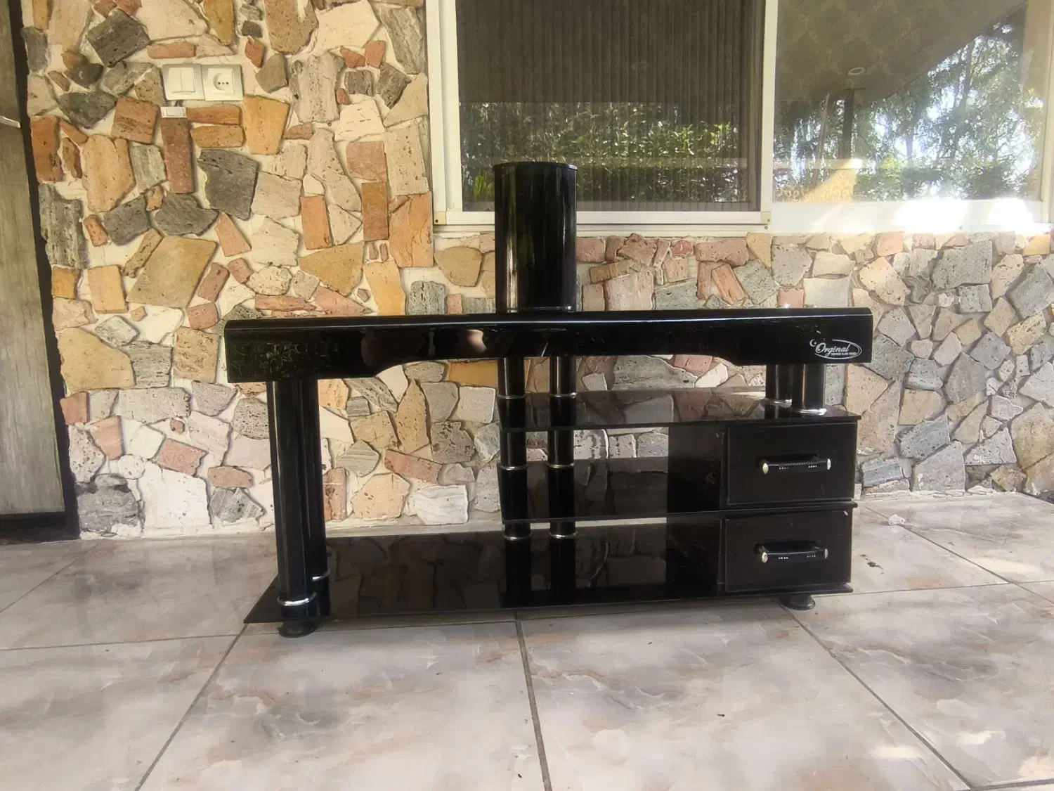 میز تلویزیون شیشه ای مشکی|میز تلویزیون|محمودآباد, |دیوار