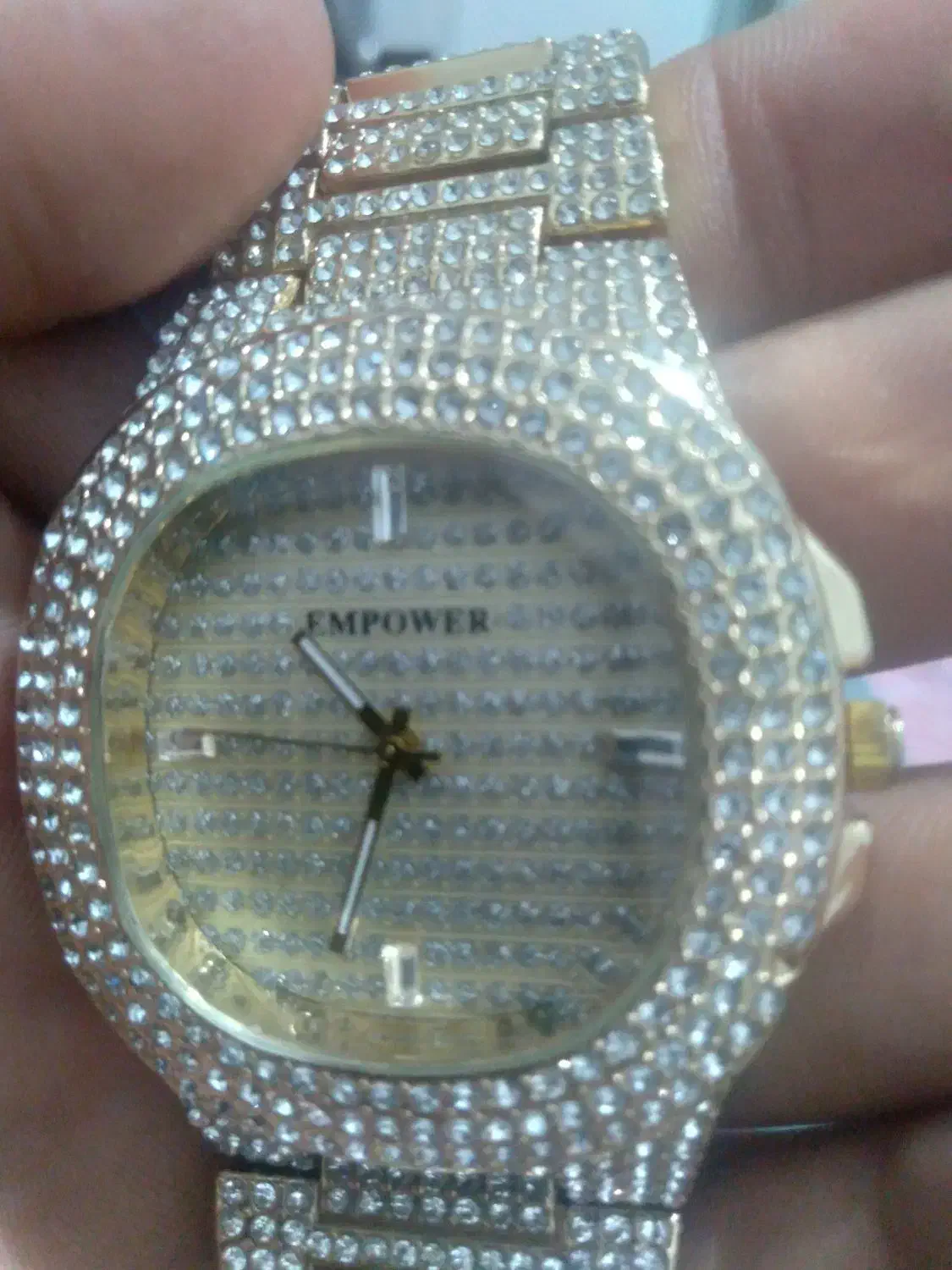 ساعت امپاور اصل ۱۰۰۰نگین رنگ ثابت|ساعت|شوشتر, |دیوار