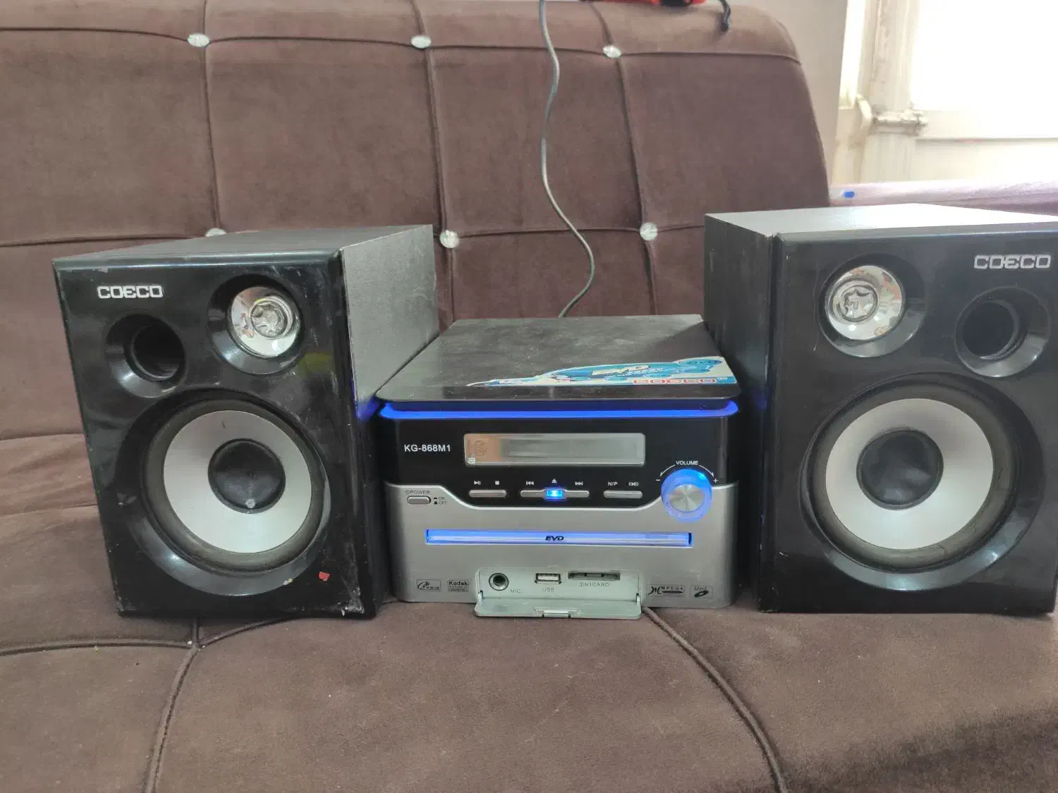 یک عدد دستگاه سی دی و باند|سیستم صوتی خانگی|لار, |دیوار