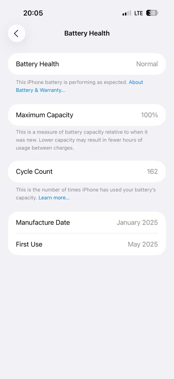 Iphon 16 pro max 512 zaa batt 100|موبایل|اصفهان, سیچان|دیوار