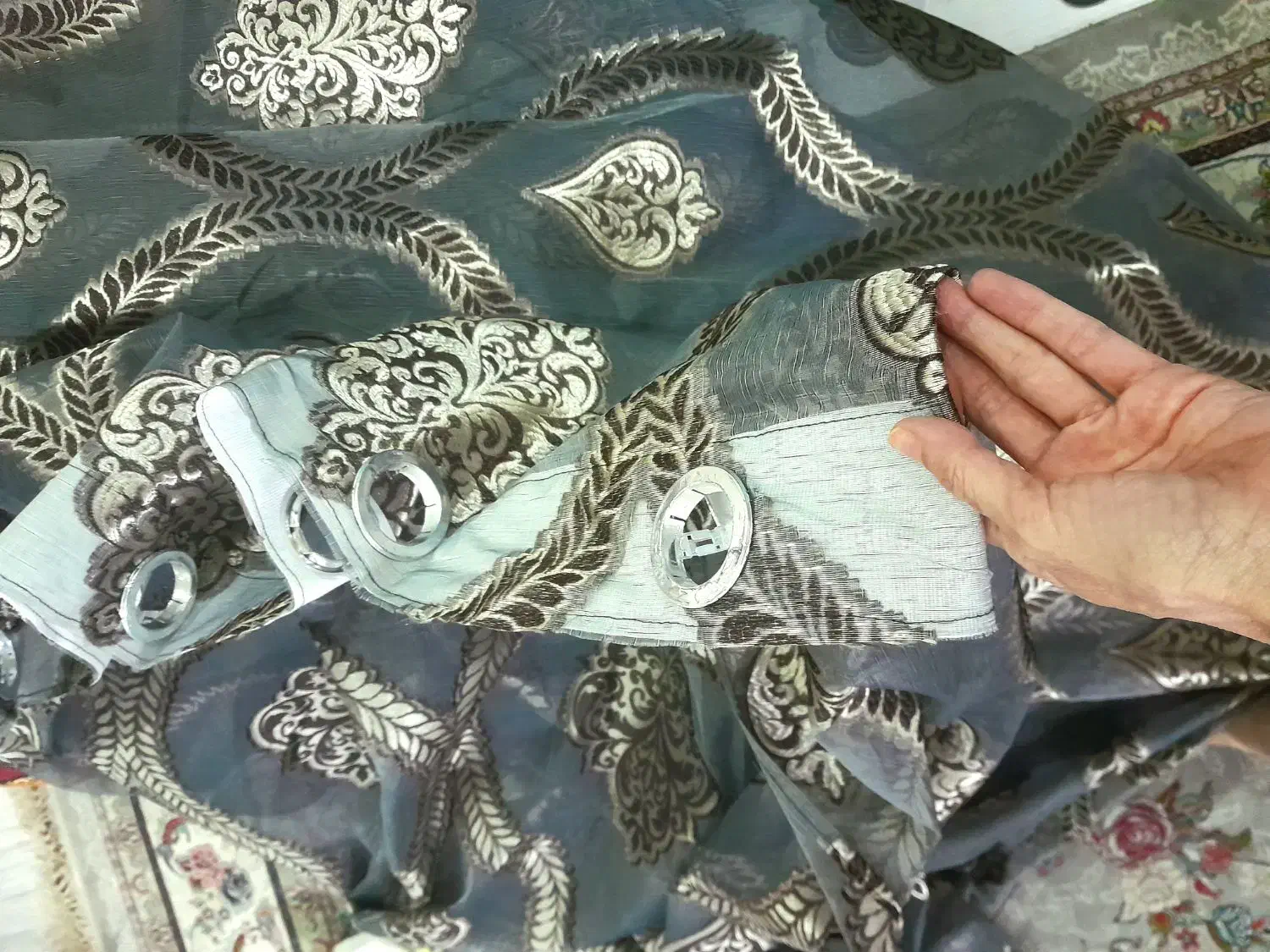 پرده پانچ|پرده، رانر، رومیزی|مشهد, امام رضا (ع)|دیوار