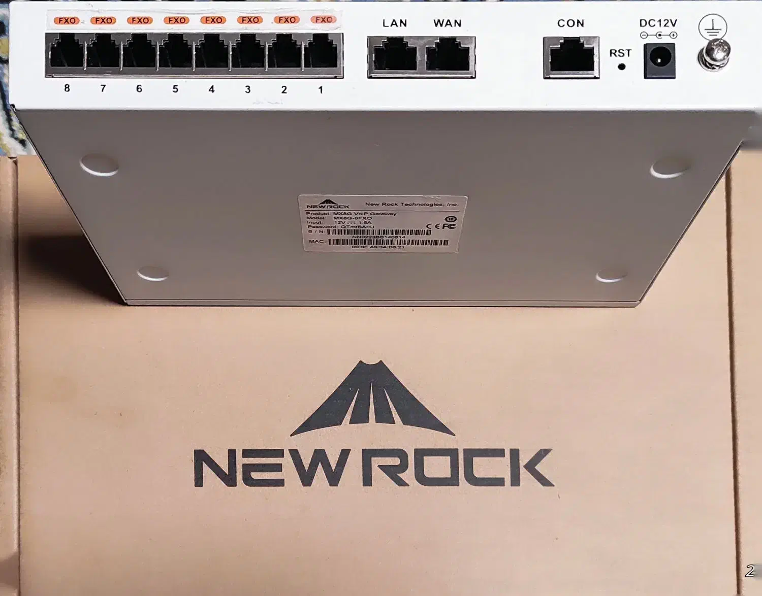 گیت‌وی 8 پورت FXO نیوراک Newrock MX8g-8FXO|مودم و تجهیزات شبکه|تهران, تهرانسر مرکزی|دیوار