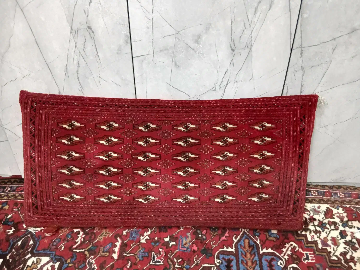 یک جفت پشتی دستباف کاشمر مشهد|پشتی|ری, دیلمان|دیوار