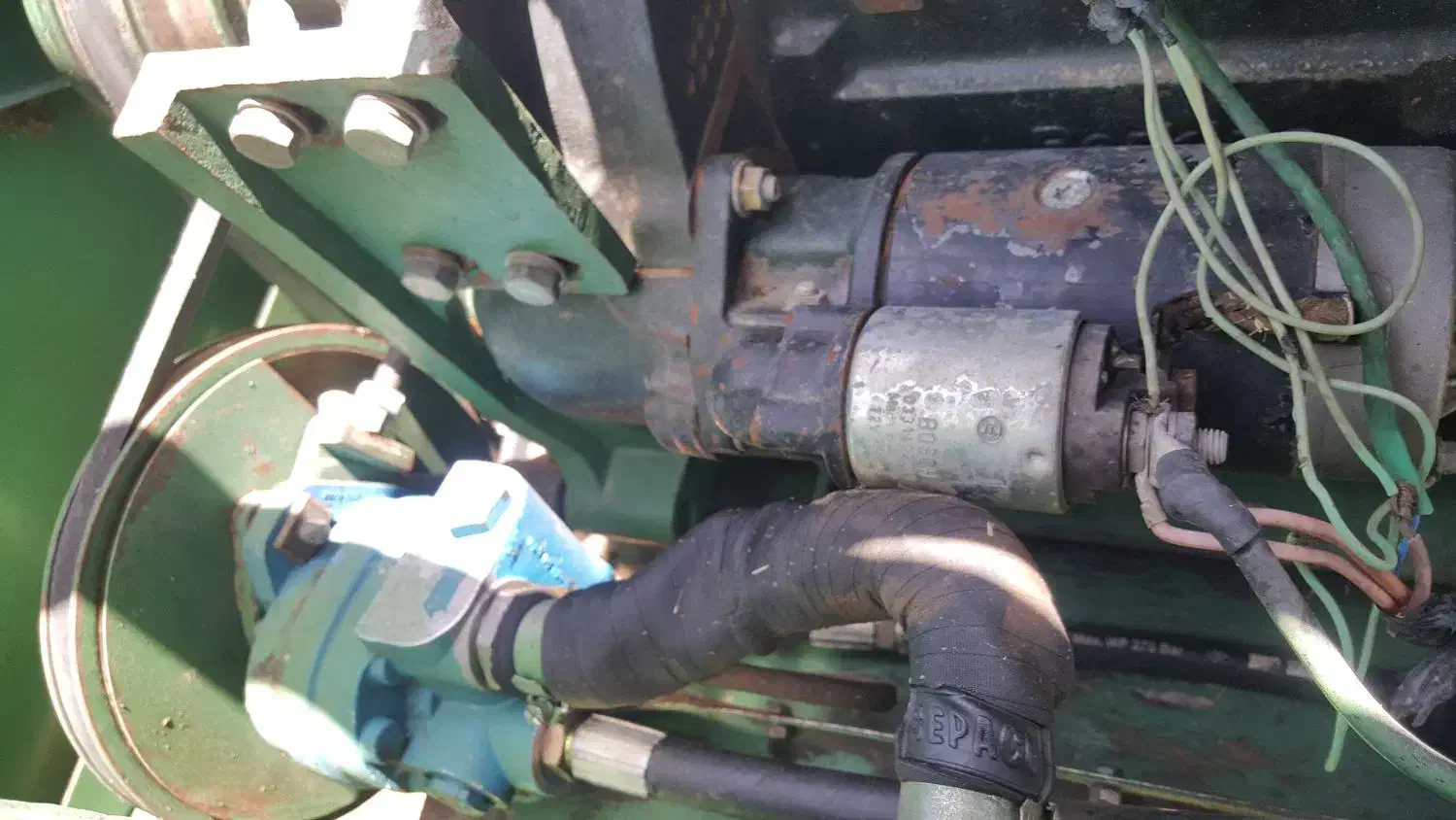 کمباین جاندیر 1055و هدر نخود|خودرو سنگین|کرمانشاه, |دیوار