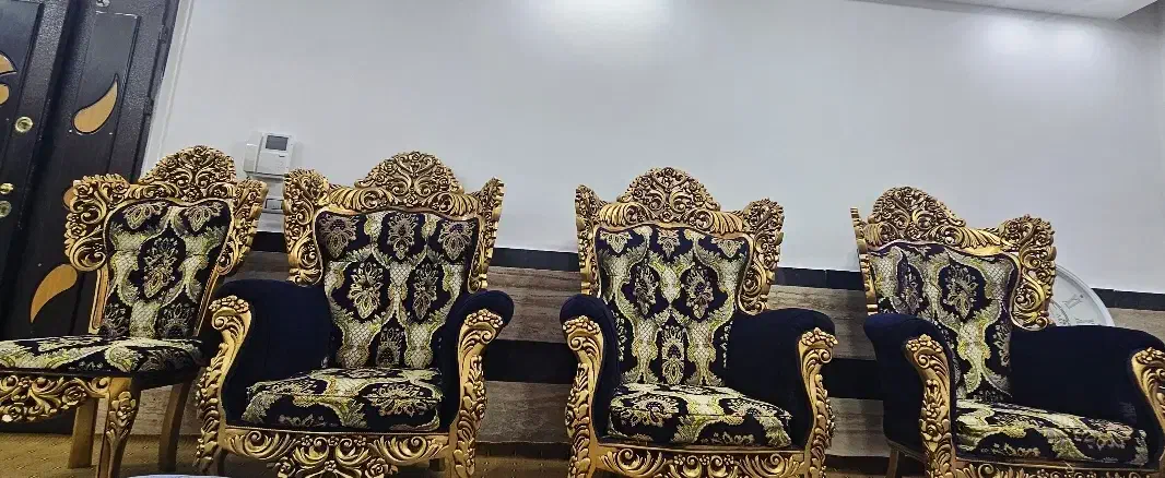 مبل سلطنتی ۹ نفره چوب گردو|مبلمان خانگی و میز عسلی|مریوان, |دیوار