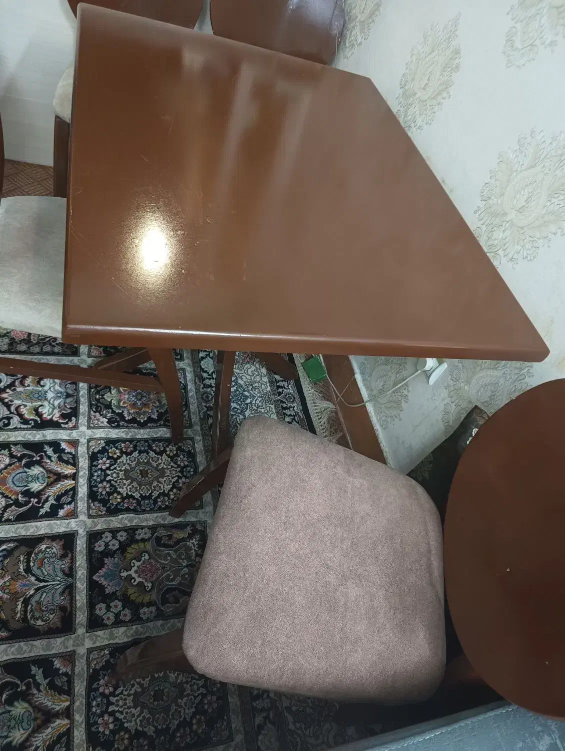 میزو صندلی ناهارخوری 4نفره درحدنو|میز و صندلی غذاخوری|قم, شاه سید علی|دیوار