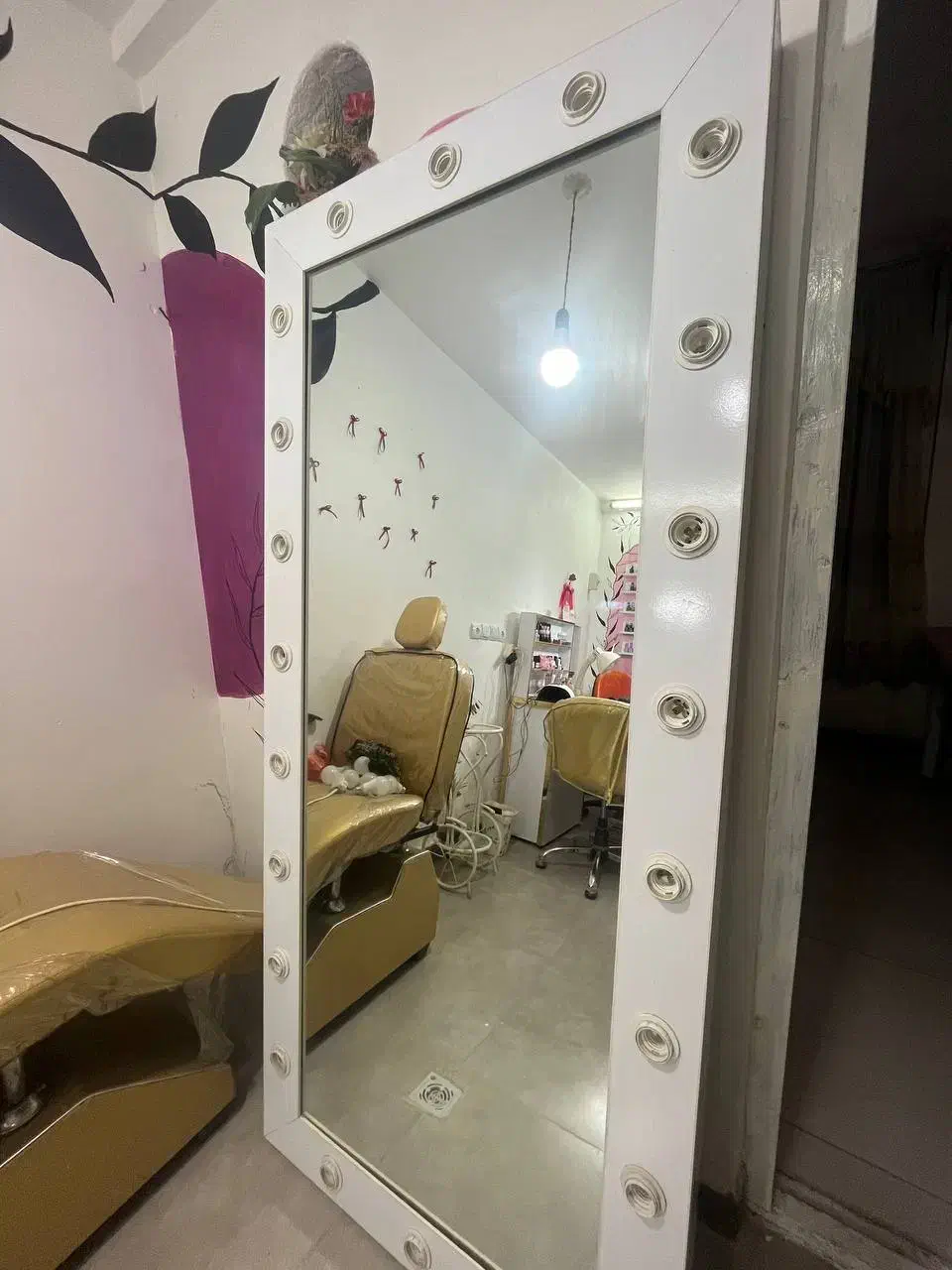 آینه چراغدار|آینه|سیاهکل, |دیوار