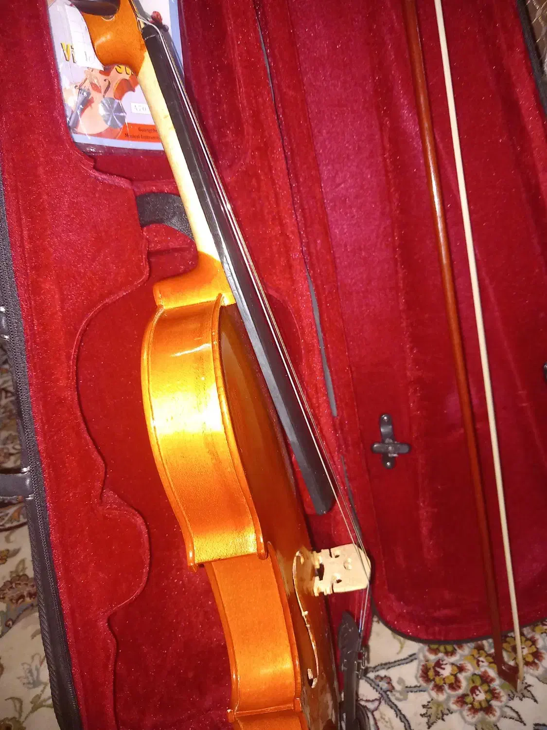 فروش ویولن 100. 4/4 همراه وسایلش|ویولن|کارون, |دیوار