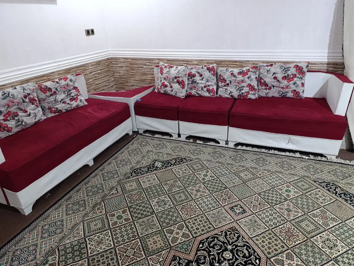 مبل ال ۷ نفره|مبلمان خانگی و میز عسلی|اهواز, فدک|دیوار