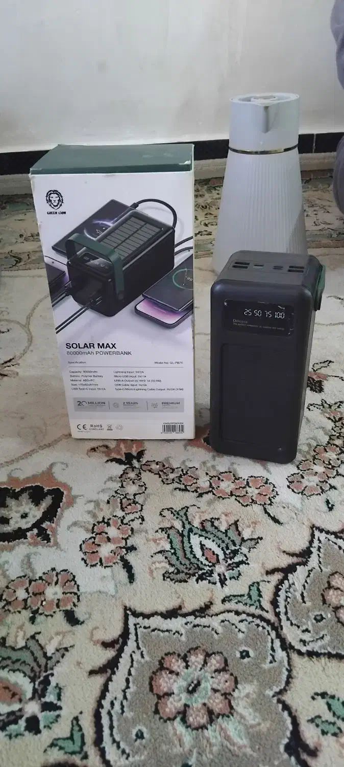 پاور بانک بانک گرین لاین 80000|لوازم جانبی موبایل و تبلت|گرمی, |دیوار