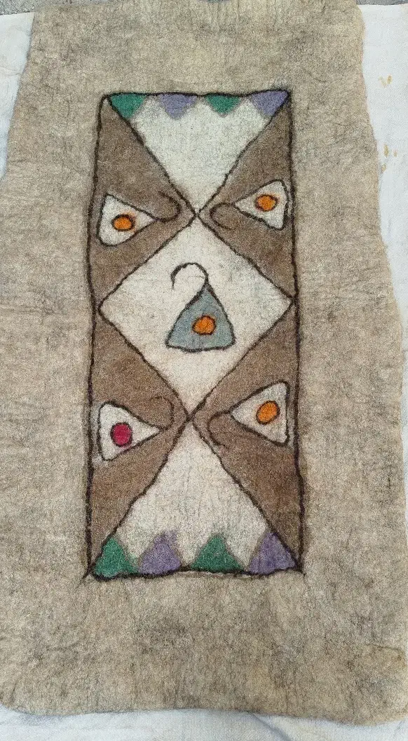 نمد|گلیم، جاجیم، گبه|کرمانشاه, |دیوار