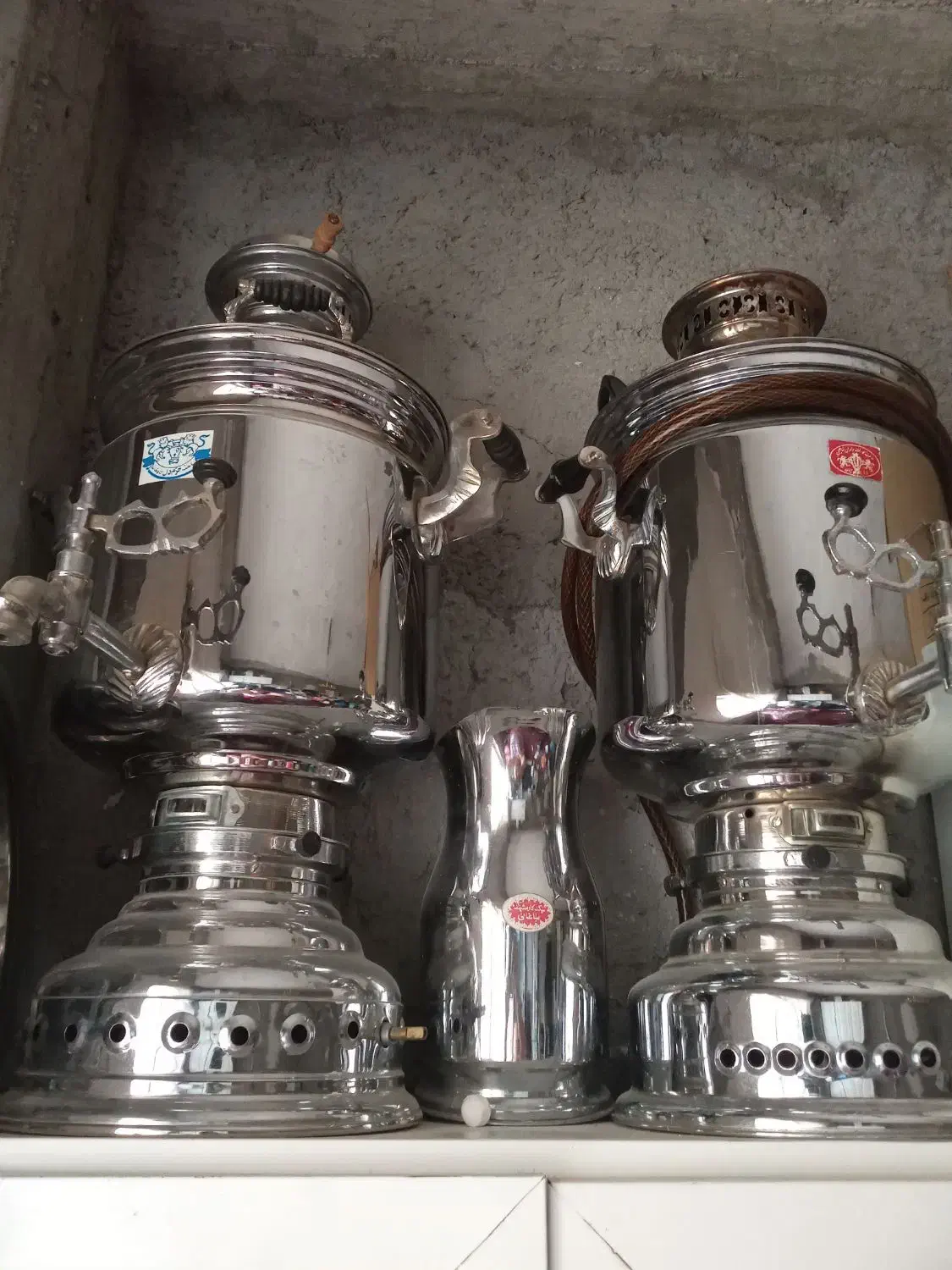 سماور بزرگ|قوری، کتری، قهوه‌ساز دستی|ایلخچی, |دیوار