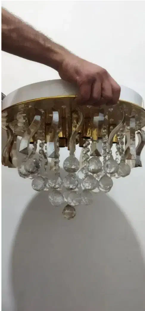 لوستر سقفی کریستال|لوستر و چراغ آویز|خوی, |دیوار