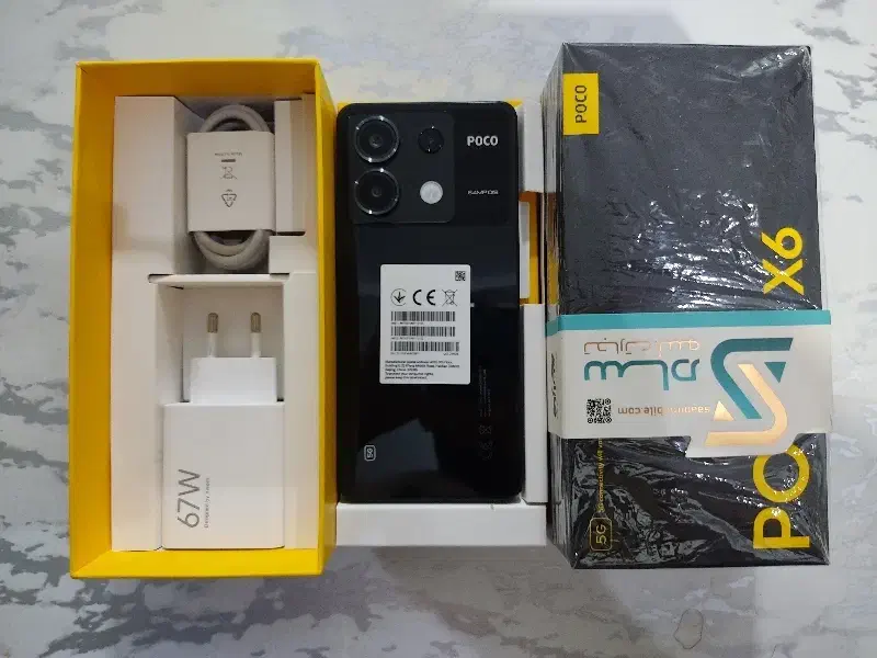 گوشی شیائومی پوکو Poco X6 5g درحدنو 256 رام 12|موبایل|تهران, کیانشهر|دیوار