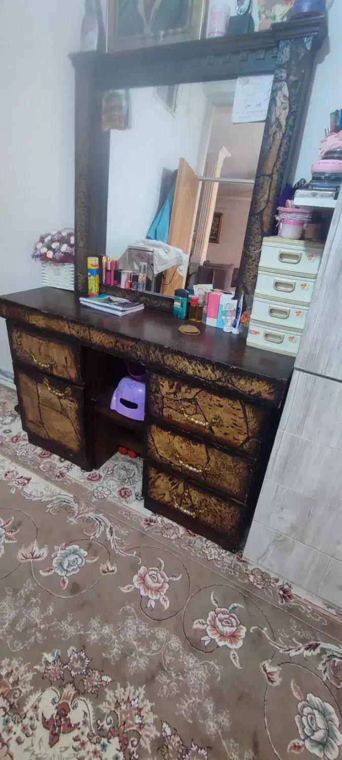 تختخواب دونفره|تخت و سرویس خواب|خرم‌آباد, |دیوار