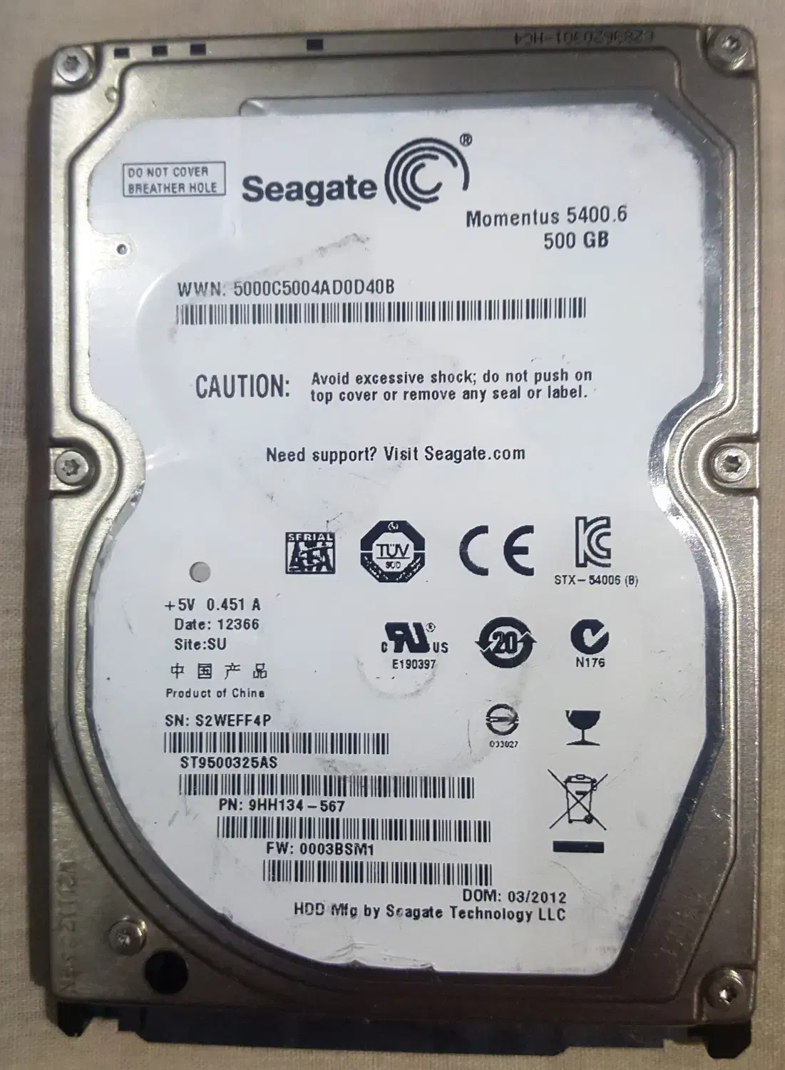 هارد ۱ ترا و ۵۰۰ گیگ|قطعات و لوازم جانبی رایانه|تهران, امامت|دیوار