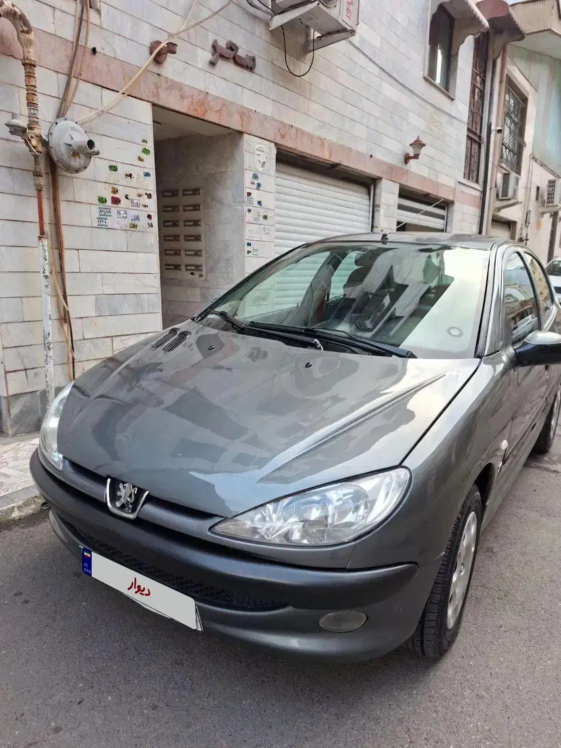 پژوو206مدل86ماشین تهران بدون پوسیدگی|خودرو سواری و وانت|رشت, استقامت ۱|دیوار