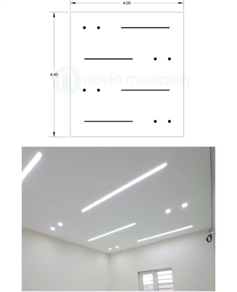 نصاب صفر تا صد لاین نوری|ریسه و چراغ تزئینی|تهران, نیروی هوایی (پیروزی)|دیوار