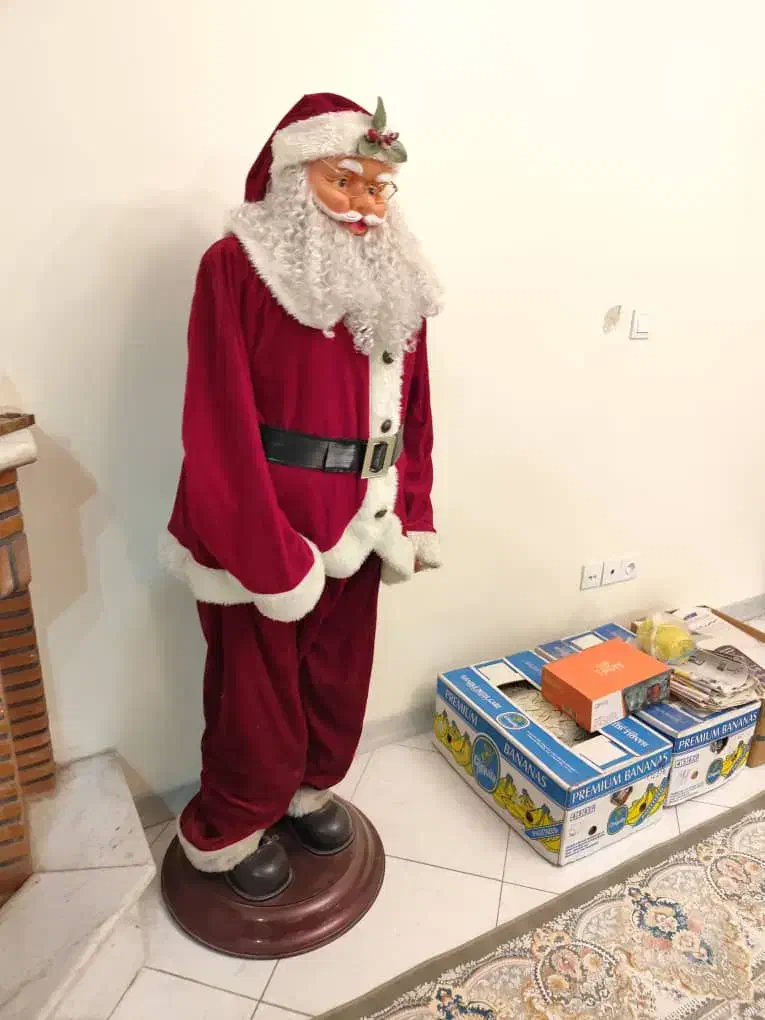 بابانوئل|مجسمه، تندیس، ماکت|تهران, سازمان برنامه جنوبی|دیوار