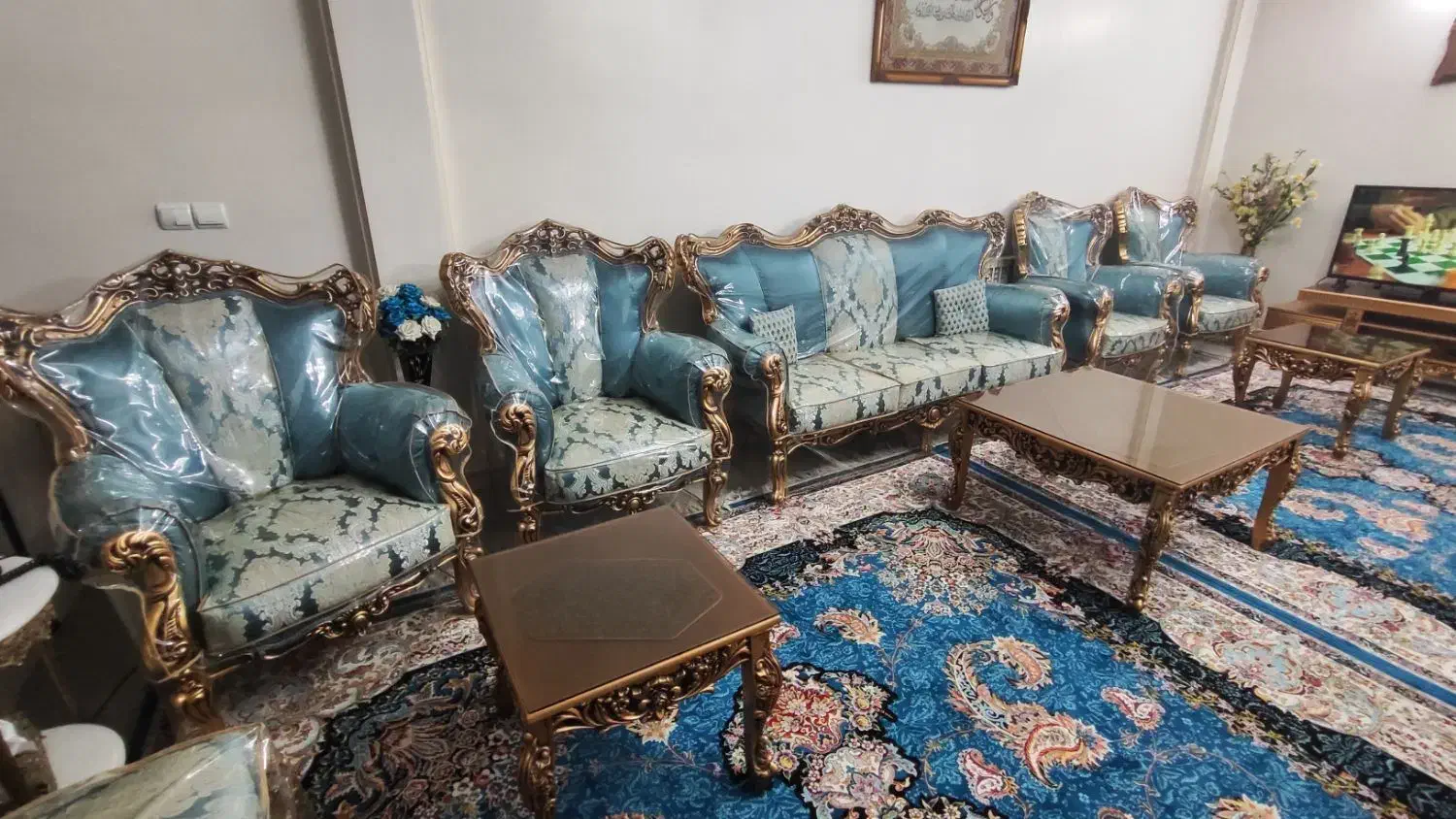 مبل استیل ۹ نفره|مبلمان خانگی و میز عسلی|تهران, افسریه جنوبی|دیوار