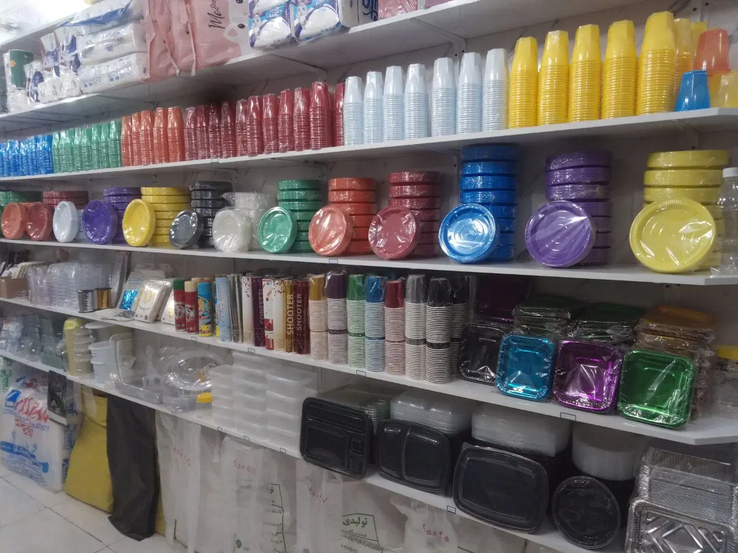 ظروف یکبار مصرف شکری|ظروف نگهدارنده، پلاستیکی، یک‌بارمصرف|کرج, کرج نو|دیوار