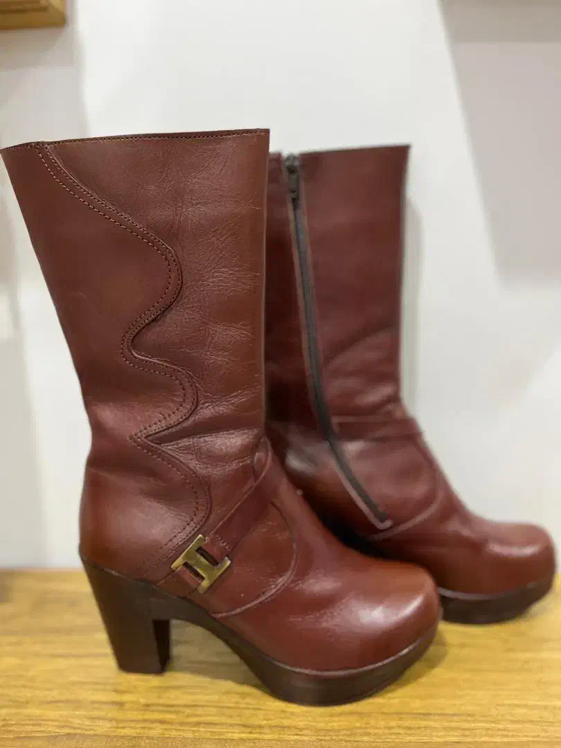 بوت چرم تبریز.سایز ۳۸|کیف، کفش، کمربند|خمین, |دیوار