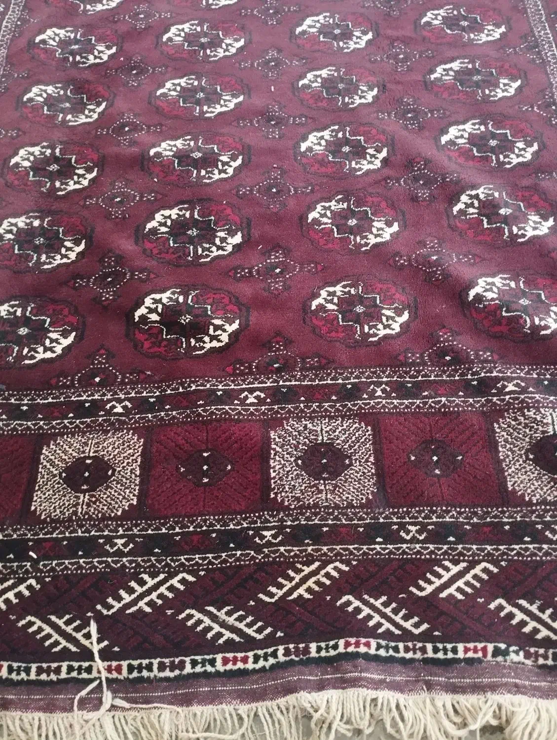 فرش ترکمن|فرش|آق قلا, |دیوار