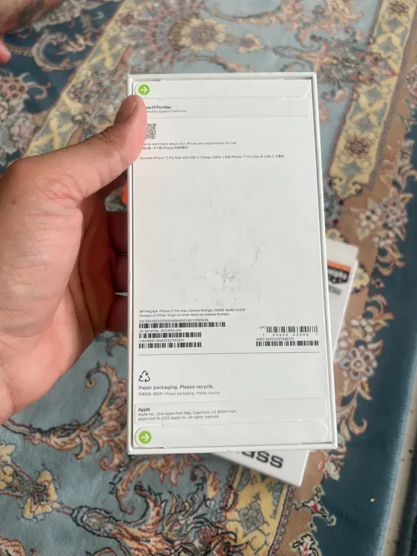 ایفون ۱۷پرومکس نات اکتیو اکبند|موبایل|تهران, مهستان|دیوار