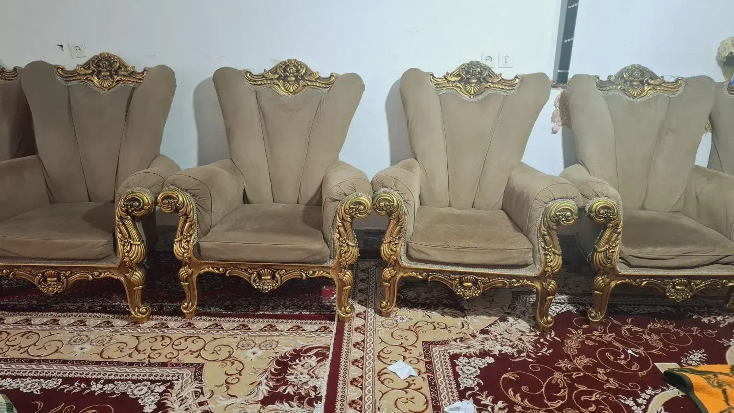 مبل سلطنتی|مبلمان خانگی و میز عسلی|خرم‌آباد, |دیوار