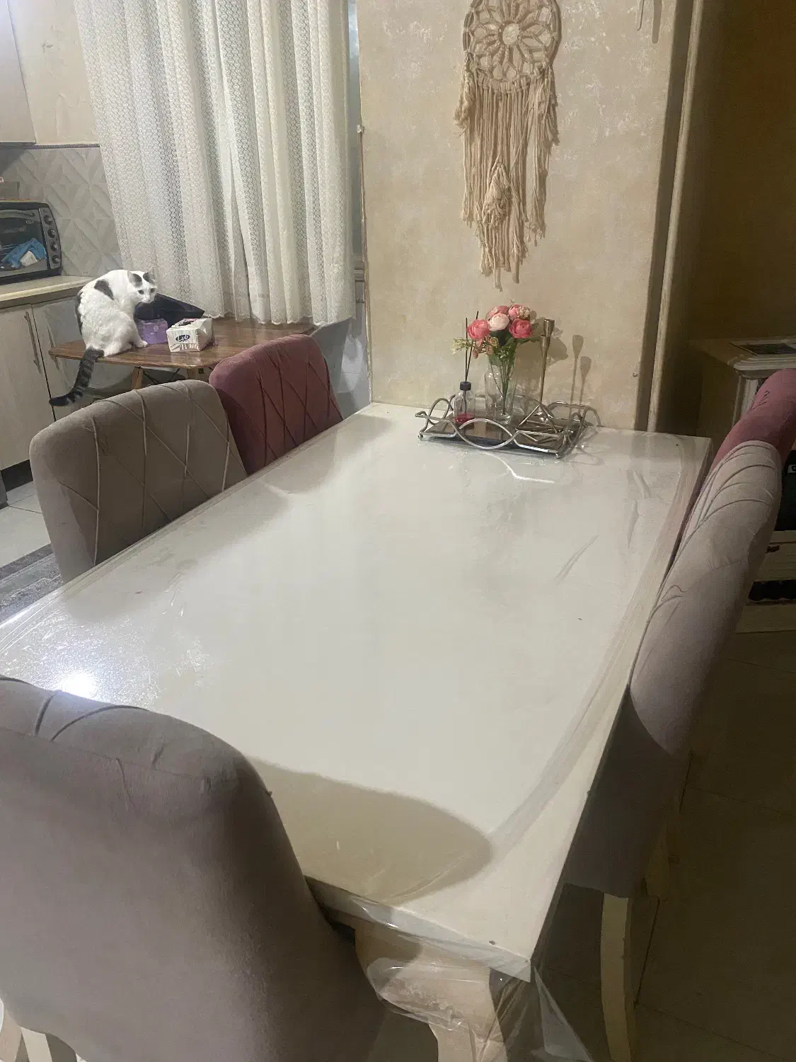 میزناهار خوری ۶ نفره|میز و صندلی غذاخوری|رشت, دیلمان|دیوار