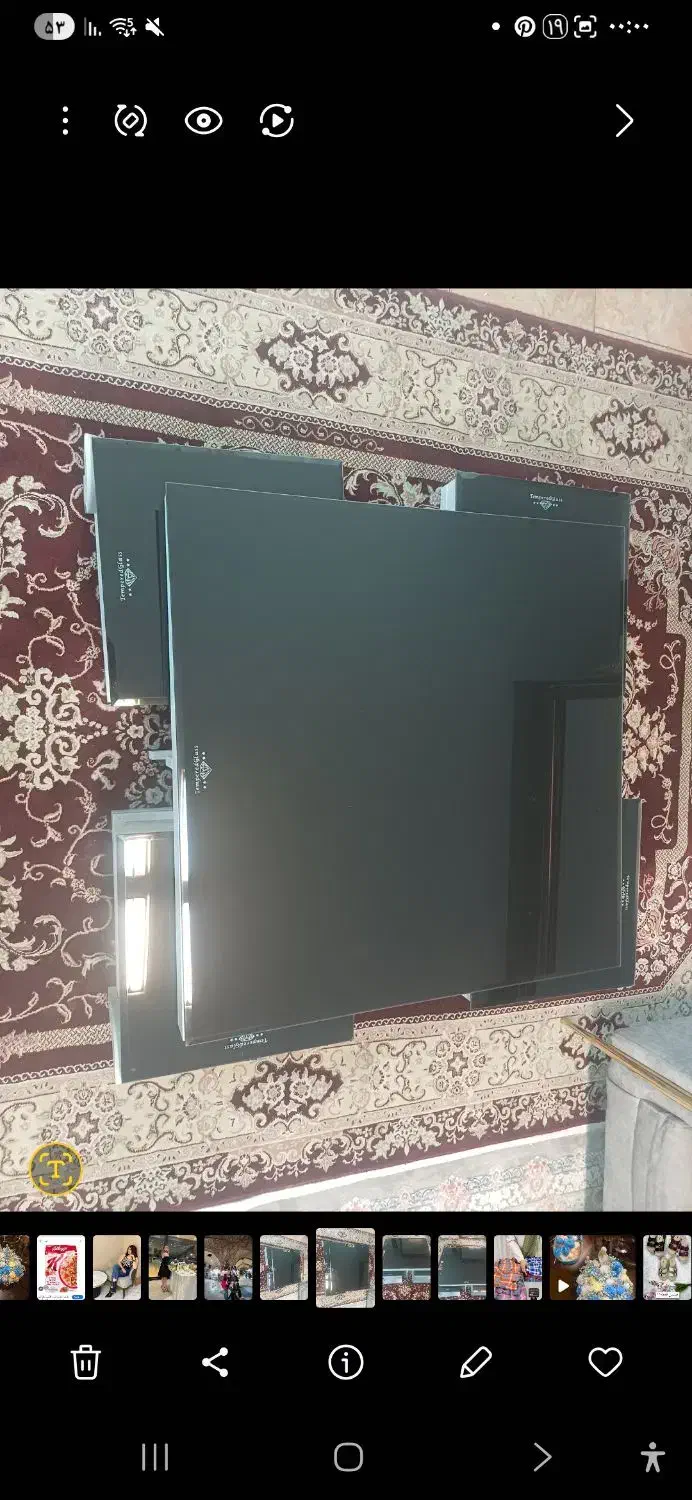 یه میز پذیرای و یه اینه بزرگ|مبلمان خانگی و میز عسلی|تهران, خواجه نظام الملک|دیوار