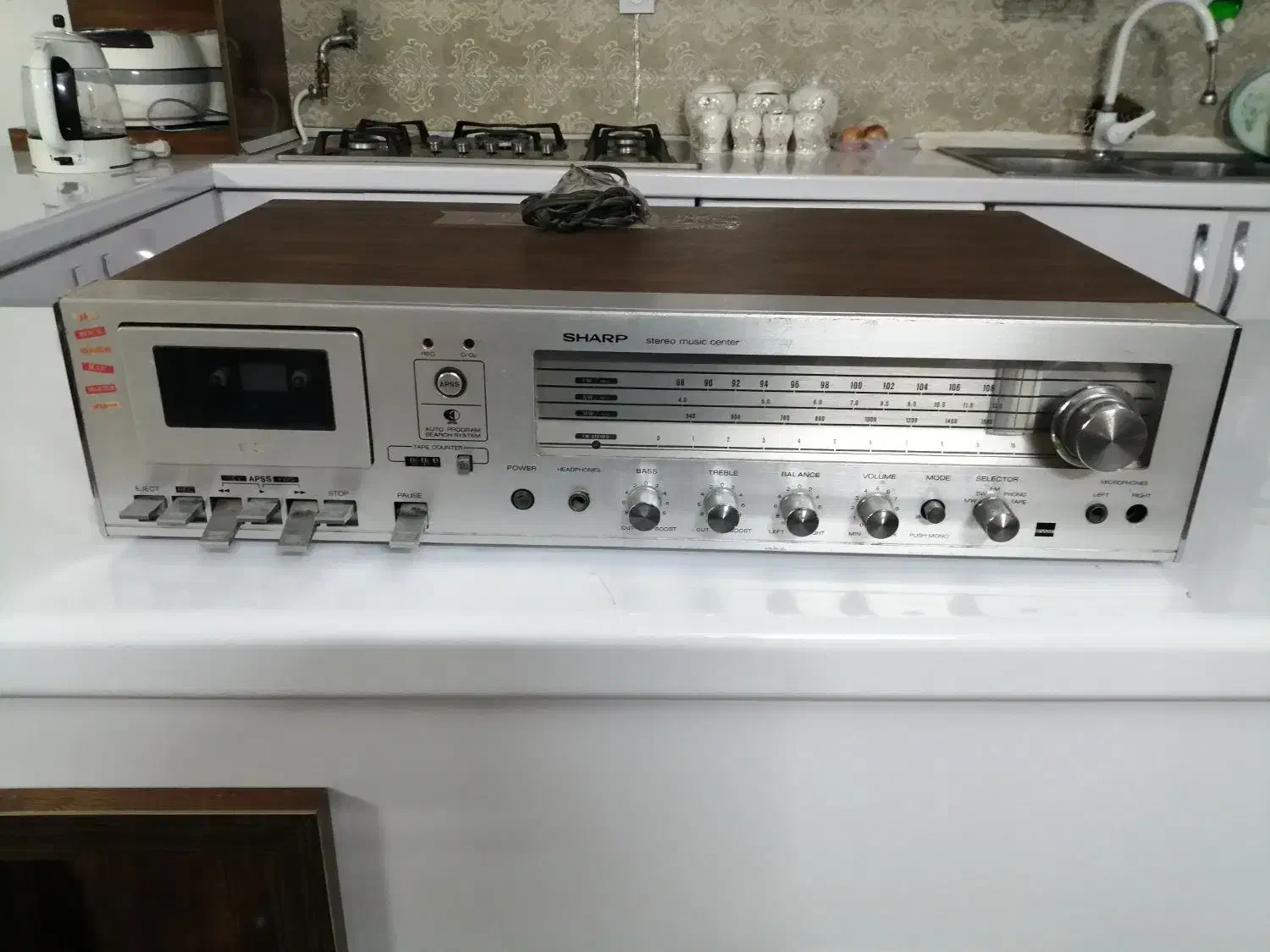 ضبط صوت ژاپنی مدل SHARP|سیستم صوتی خانگی|سبزوار, غرب نیروگاه|دیوار