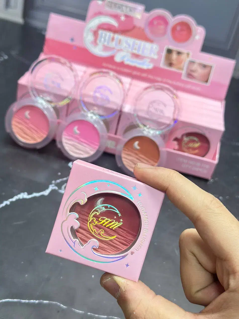 رژگونه دو رنگ طرح ماه|آرایشی، بهداشتی، درمانی|تهران, تهرانسر شمالی|دیوار