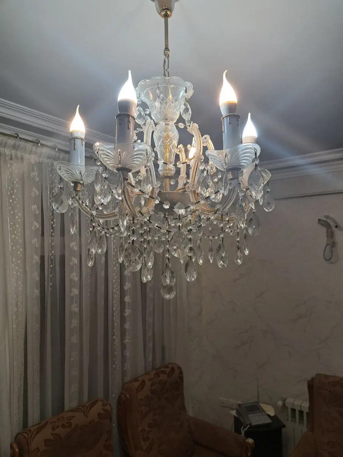 لوستر|لوستر و چراغ آویز|تبریز, |دیوار