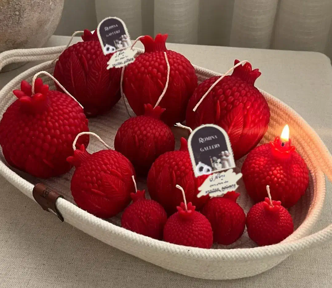 شمع یلدایی|صنایع دستی و سایر لوازم تزئینی|رودهن, |دیوار