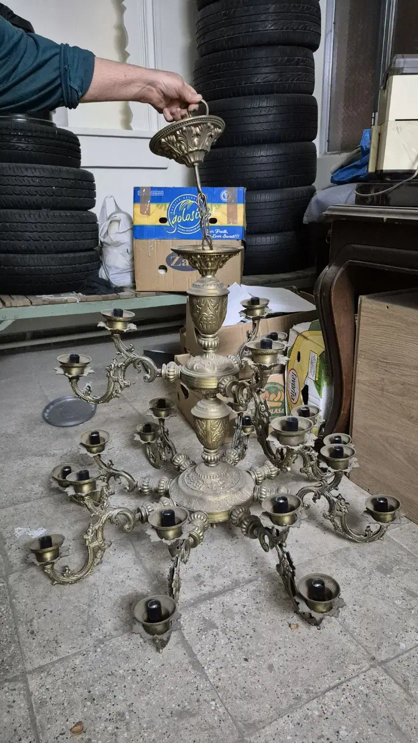 لوستر 22شعله|لوستر و چراغ آویز|تهران, شهید رجایی|دیوار