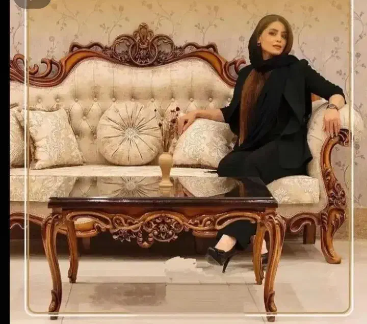 مبل دسته چوبی افسون|مبلمان خانگی و میز عسلی|چهاردانگه (تهران), |دیوار