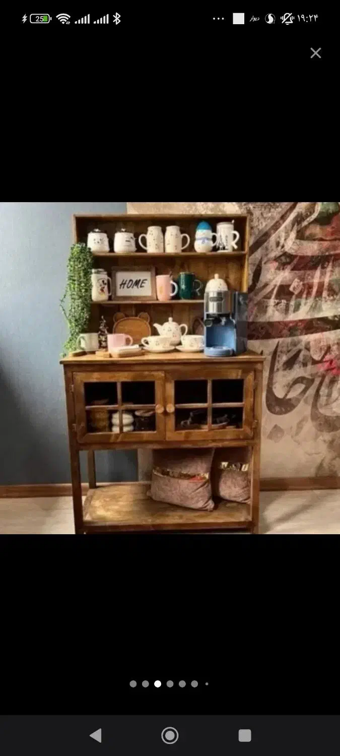 کافی بار چوبی همه چیز چوبی در کارگاه ما تولید میشه|بوفه، ویترین، کنسول|خرمشهر, |دیوار