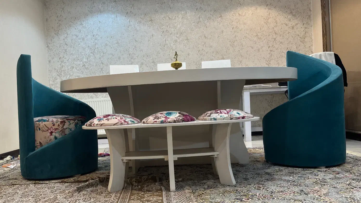 میز و صندلی ناهارخوری ۸ نفره در حد نو|میز و صندلی غذاخوری|تهران, منیریه|دیوار