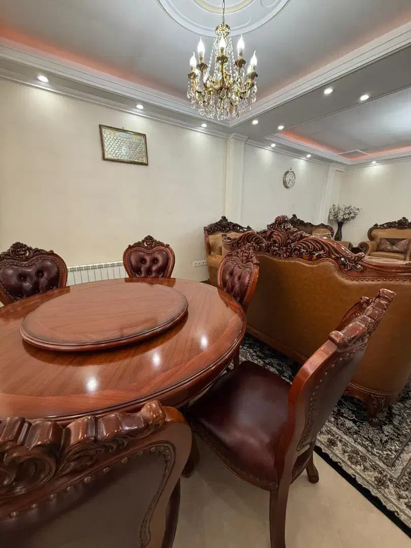 ناهار خوری لوکس وارداتی با صفحه چرخان|مبلمان خانگی و میز عسلی|تهران, دروس|دیوار