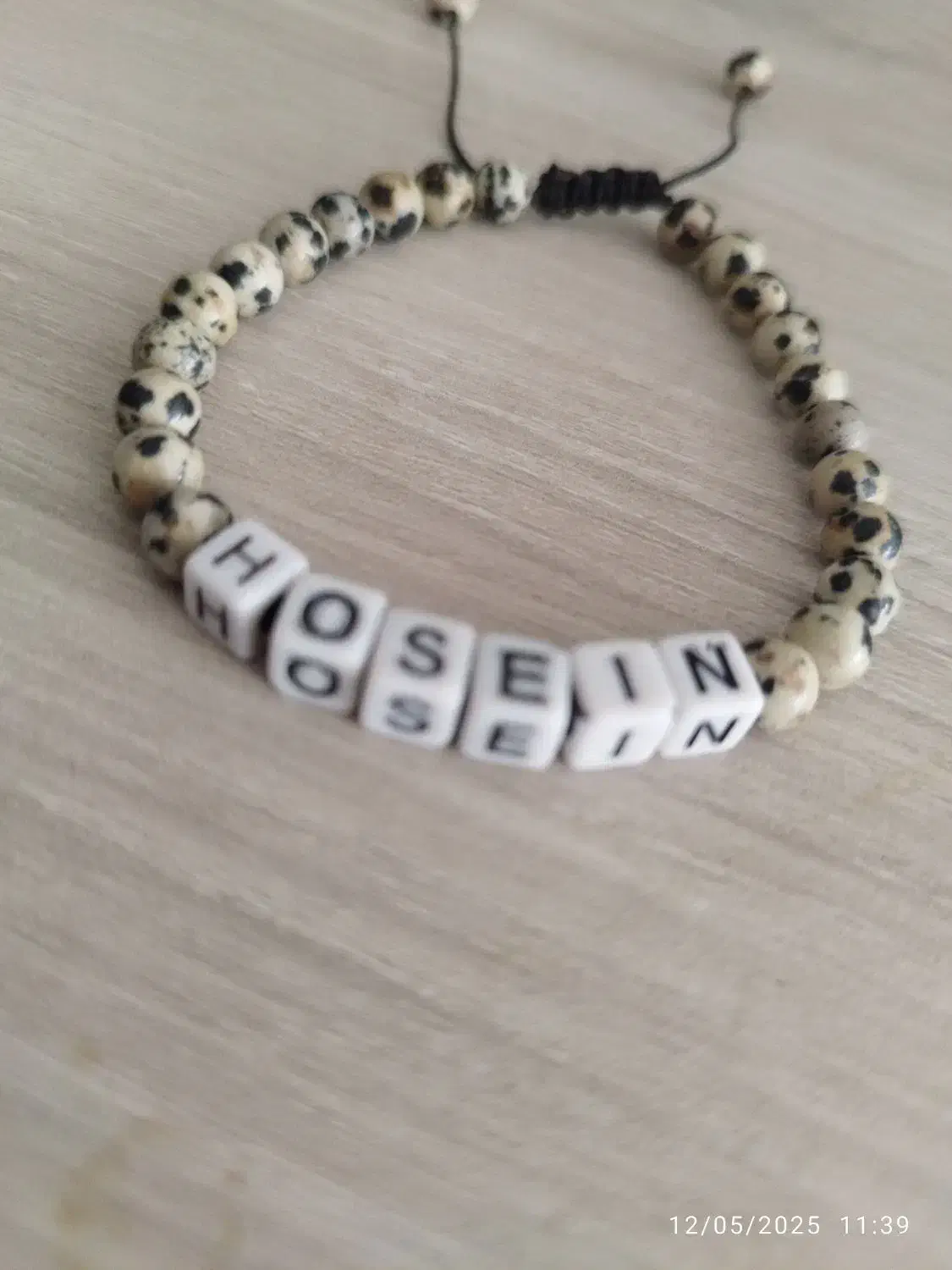 دستبند جاسپر دالماتیان به نام حسین|بدلیجات|تهران, بلوار کشاورز|دیوار