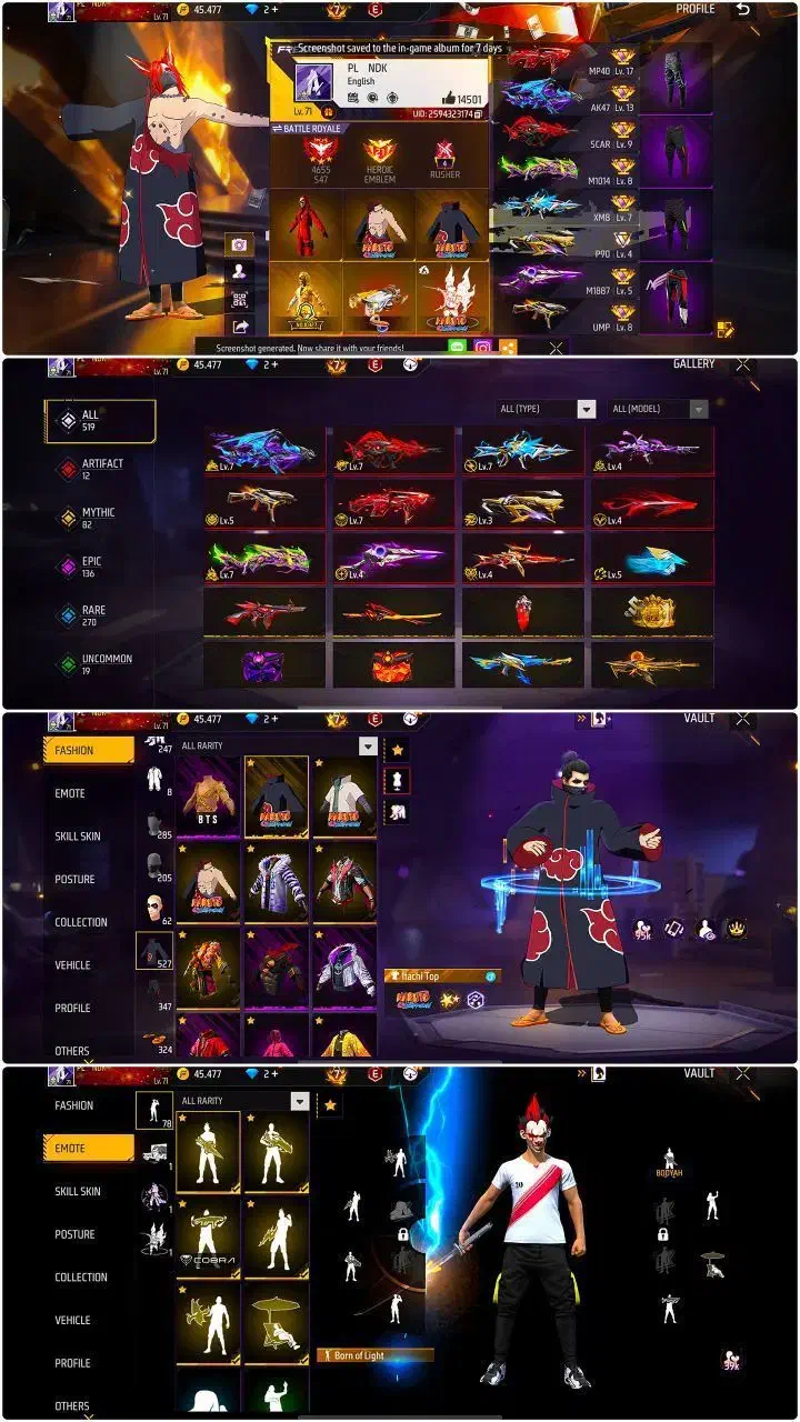 اکانت فری فایر|کنسول، بازی ویدئویی و آنلاین|تهران, امیرآباد|دیوار