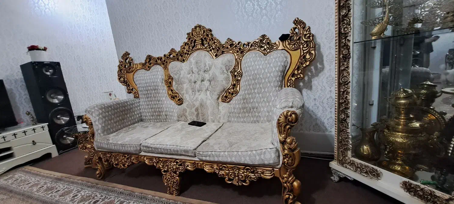 مبل سلطنتی ۷ نفره|مبلمان خانگی و میز عسلی|سهند, |دیوار